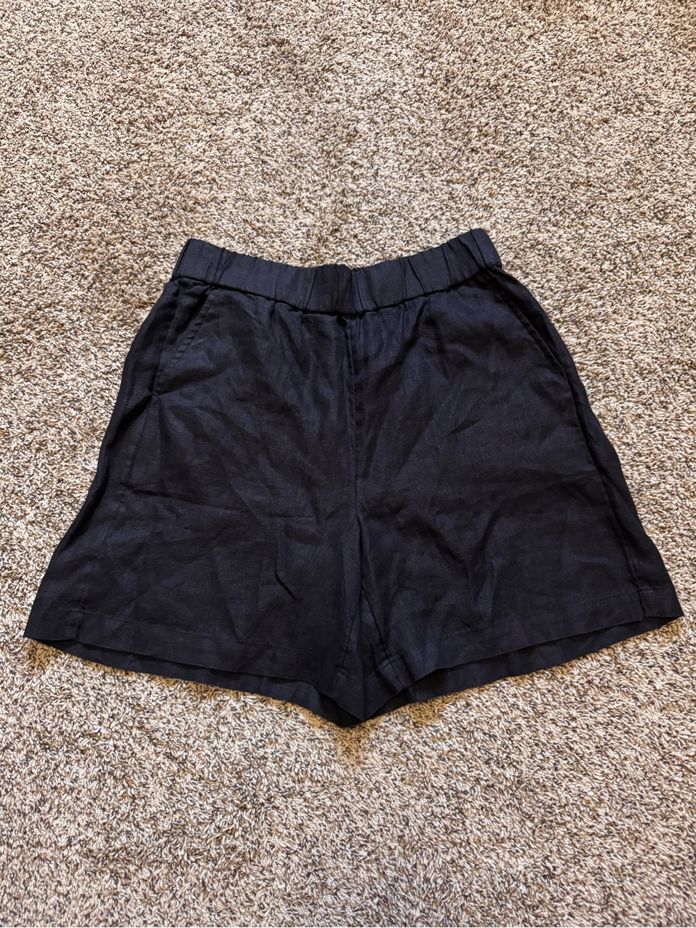 J. Crew Black High-Rise Elastic Waist Shorts - Picture 4 of 16